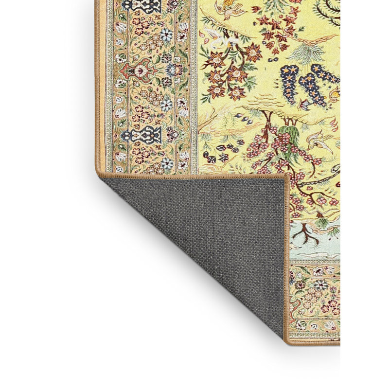 Floral Indoor Rug, Rectangle 2' x 5'