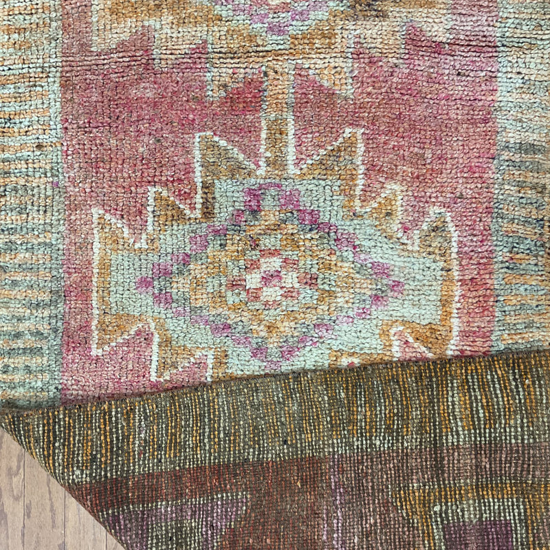 Bungalow Rose Handmade Turkish Oushak Wool Runner