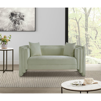 Jalice Chenille Fabric Loveseat