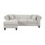 Canapé modulaire 2 pièces avec chaise longue Pers Persil
