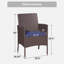 Outdoor Patio Dining Armchair with Cushion