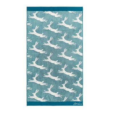 Jumping Hare Cotton Bath Towel Single
