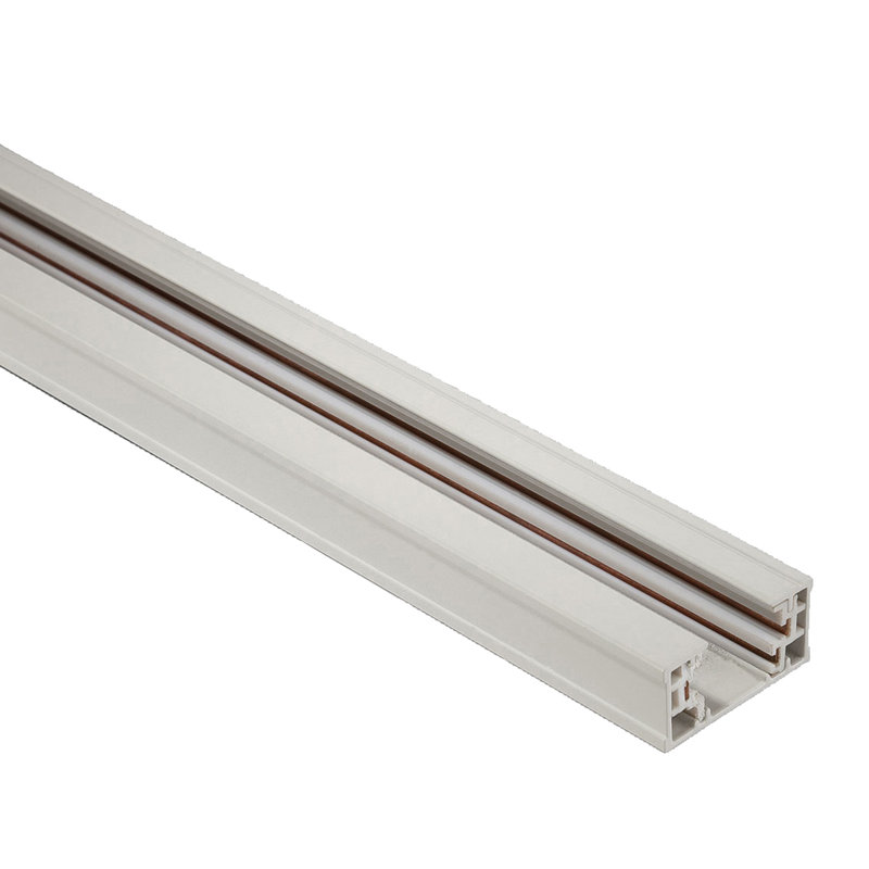24" Single Circuit Track, White