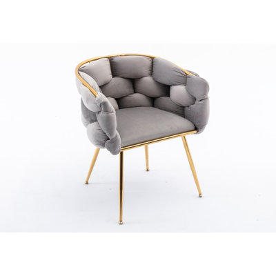 Luxurious Velvet Single Sofa Chair For Relaxation And Stylish Decoration, Perfect For Modern Interiors