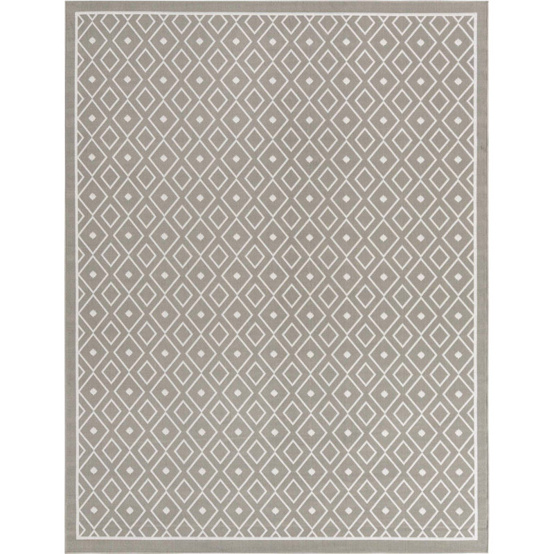 Geometric Indoor / Outdoor Rug, Rectangle 7'10" x 10'