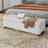 Tufted Fabric Flip Top Storage Bench-164592143