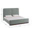 Lit plateforme tapissier en tissu Ingomber -1733464469-1733464468