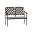 Banc de jardin aluminium Casa-26092482-26092475