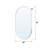 Bathroom Wall Mounted Oval Metal Framed Mirror-2097102246-2097102245