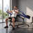 Seated Chest Press Machine, Chest Fly and Reverse Delt Machine with Adjustable Lever Arms, 660 lb Capacity, Adjustable Padded Seat, Padded Backrest, Upper Body Workout Equipment for Home Gym