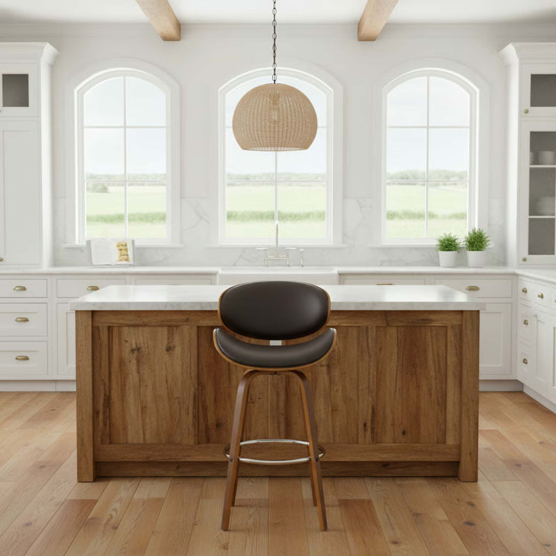 Tabouret de comptoir pivotant 26 po Vlang