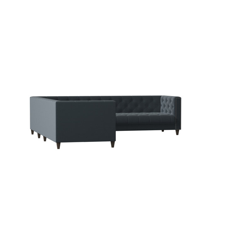 Kimmy Upholstered L-Shaped Sectional Left Hand Facing