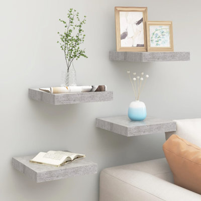 Gracie-Rose 4 Piece Picture Ledge Wall Shelf