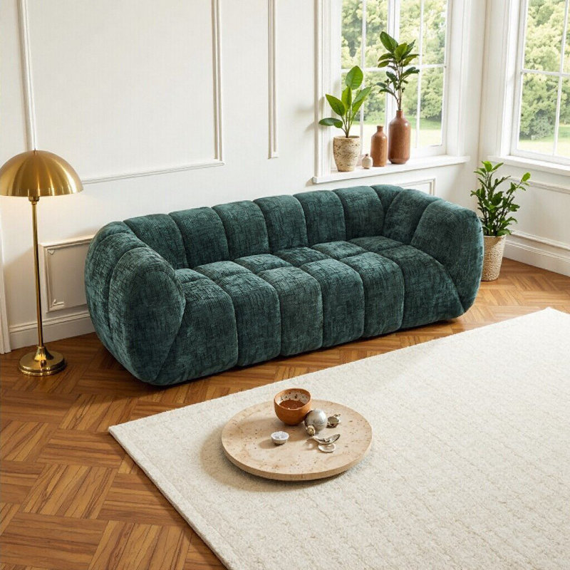 Canapé Chenille Pure Foam, Vert