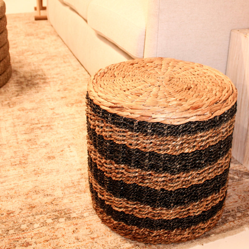 Aadithya Woven Seagrass End Table