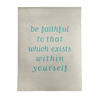 Quotes Chenille Indoor Rug
