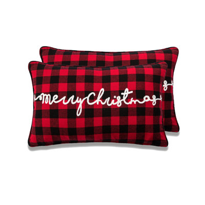  Housse de coussin rectangulaire 100% coton et insert