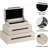 Set Of 3 Modern Shagreen Decorative Storage Boxes With Metal Handles – Faux Leather Stackable Nesting Jewellery Organizer With Velvet Lining