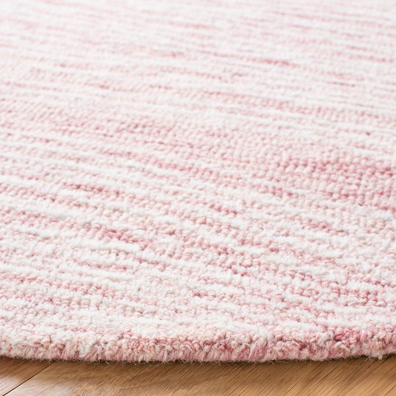 Abstract Wool Hand Tufted Area Rug, Round 183 cm