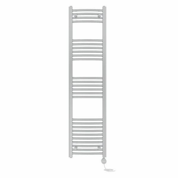 Metro Lane Daleb Curved Towel Rail Heated Towel Rails | Wayfair.co.uk