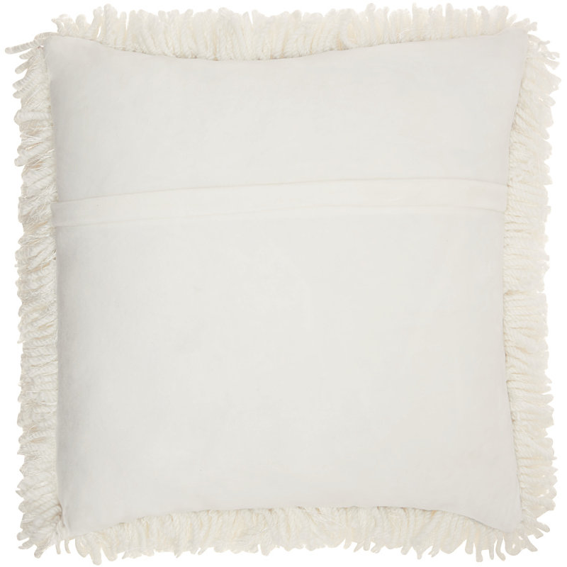 Square Pillow Cover & Insert, White
