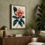 Coral Bloom Study Botanical 1 Piece Wrapped Canvas Wall Art-1457369072-1457369035