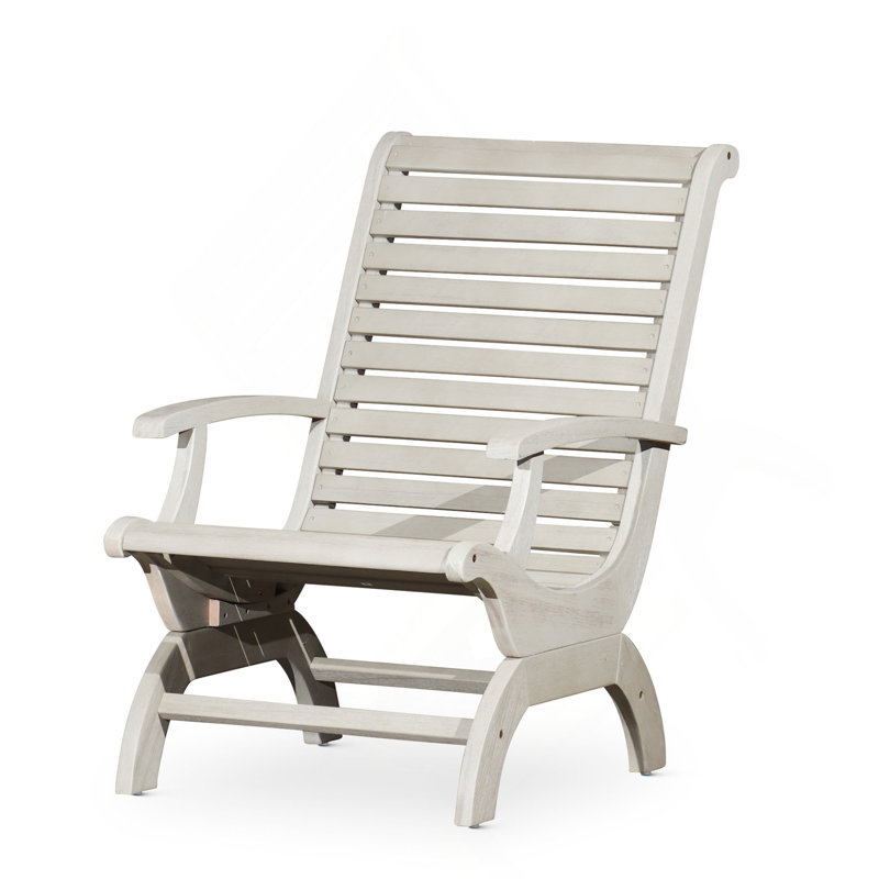 Chaise en bois d'eucalyptus, Gris