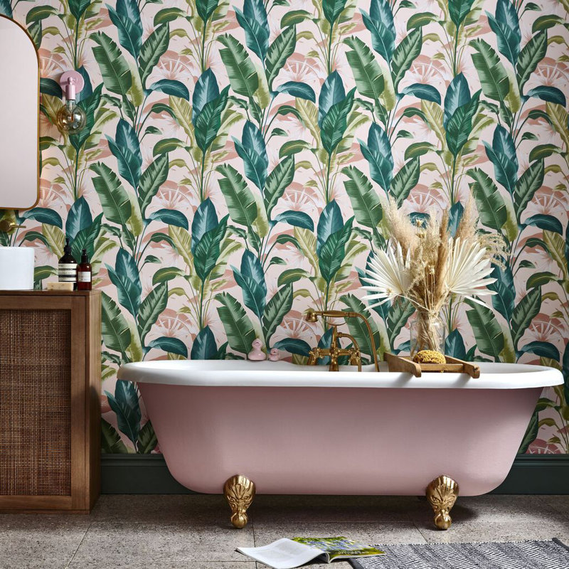 Envy Paradiso Multi Wallpaper, Pink
