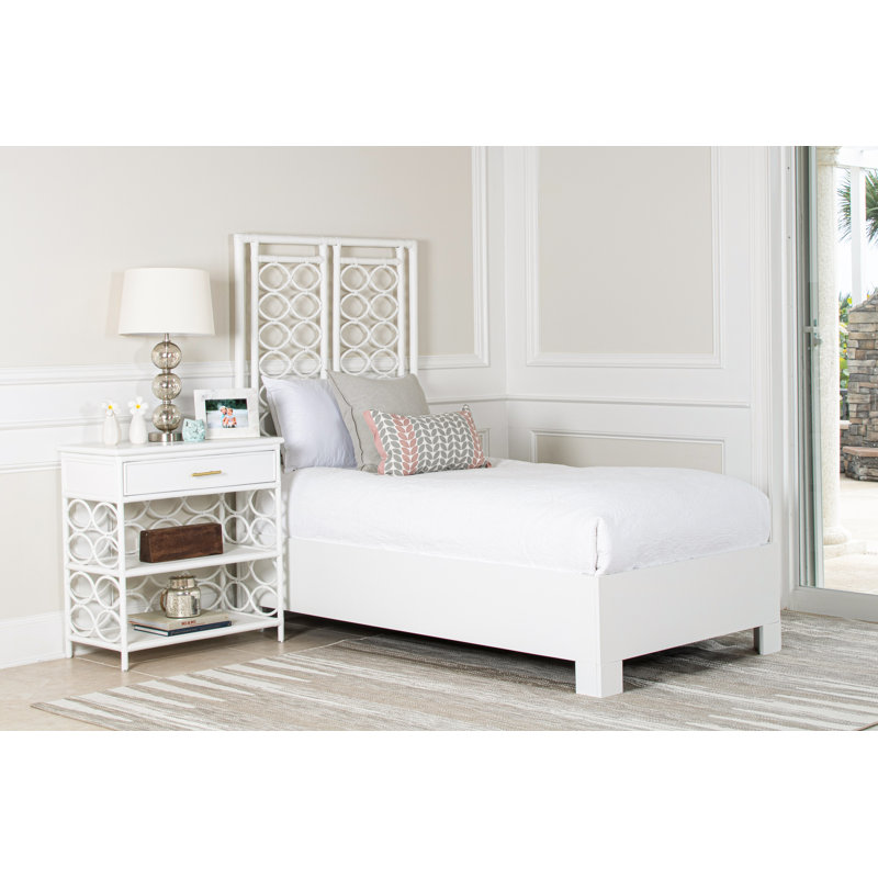 Infinity Low Profile Standard Bed, Twin XL, White