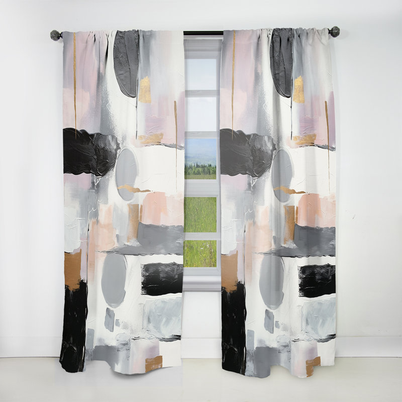 Trentino - Exploring Boho Simplicity IV - Modern Curtain - Velvet Room Darkening - 1 panel, 52" W x 95" L