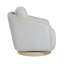 Mobilier de salon gris gris, fauteuil de salon pivotant 1pc