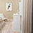 29.2" Small Size Left Drawer Desktop Vanity Table + Cushioned Stool, Extra Large Right sliding mirror, Multi Layer High Capacity Storage, Practical Fashionable Dresser, Suitable For Small Space-1331907156