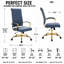 Fauteuil de bureau en cuir Humairaa-1103856406