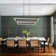 Antwaine 2-Light Modern Chandelier Rectangular Kitchen Island Pendant with Remote Control