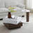 C-Shaped End Table
