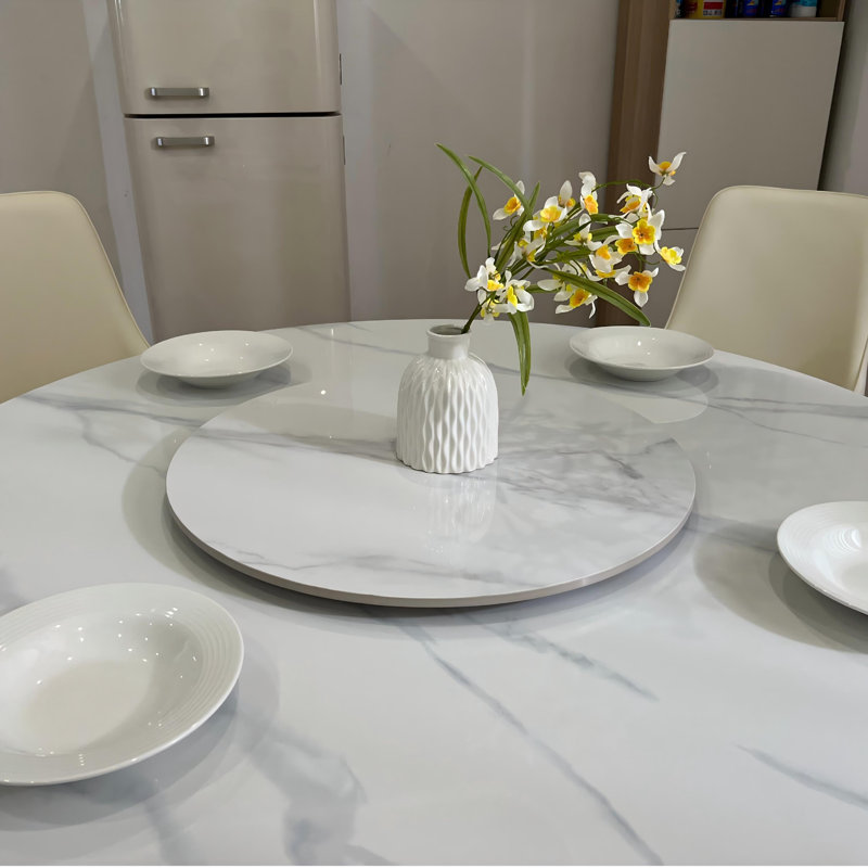 Plateau tournant Alcorn, H 0,47 po x l 23,62 po x P 23,62 po