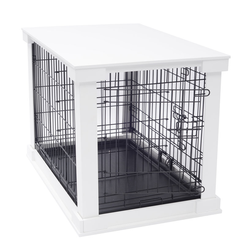 Aries Plastic Collapsible Pet Crate with 1 Door, Small (27.2" W x 20.71" D x 22.09" H)