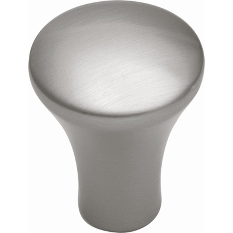 Poignée champignon Metropolis de 1 po de diamètre, Nickel satiné