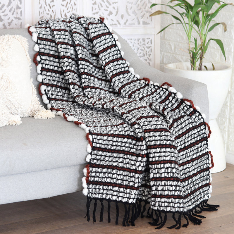 Hand Woven Throw Blanket