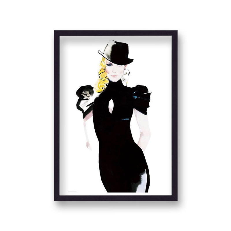 David Downton Cate Aus Vogue Couture Portrait 1 - Single Picture Frame Print
