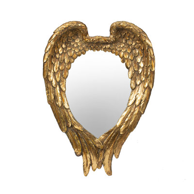 Kayshaun Wing Accent Mirror, Wall Mirror,Bathroom Vanity Mirror