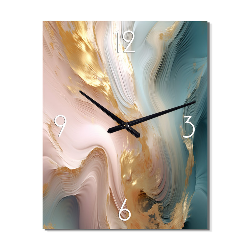 Horloge murale Delicate Wave Symphony, Petit