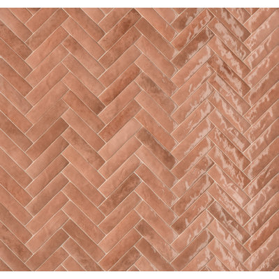 Carreaux de porcelaine miniature zellige 2,5 po x 9,5 po Miniature Soda
