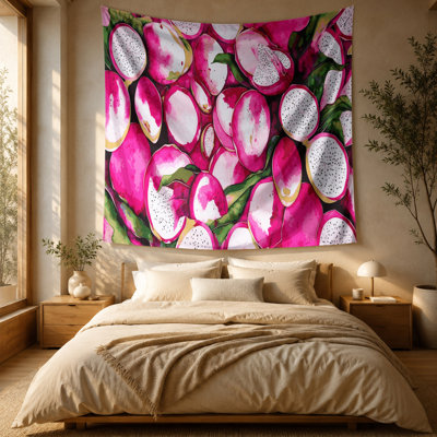 Tapisserie murale «Fruit Dragon Fruit Pitaya»