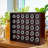     Complete Spice Rack Set with Mahogany Finish - includes 30 Glass Spice Jars, 80 Labels, 5 Measuring Spoons - Kitchen Organizer