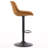 Modern Height Adjustable Swivel Bar Stools Upholstered Leather Barstool Kitchen Island Chairs With Metal Frame-1547019495