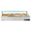 Chauffe-plats commercial 12 plaques 1700W Buffet Bain Marie avec couvercle en verre