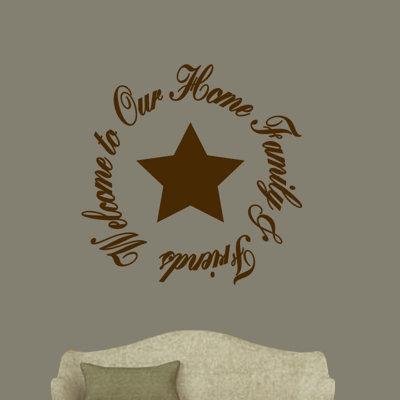 Text & Numbers Non-Wall Damaging Wall Decal
