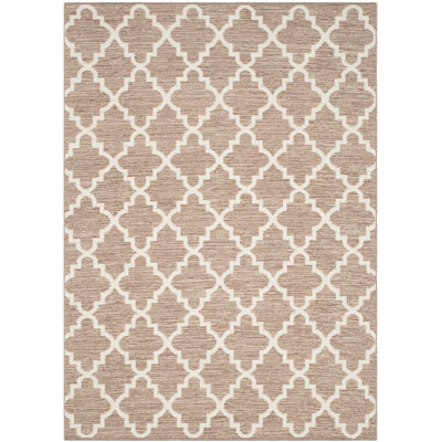 Melchor Hand Woven Cotton Geometric Rug