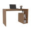 Bureau d'ordinateur en chêne naturel avec rangement ouvert et tablette ouverte-1557687758